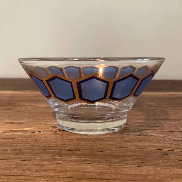 Vintage Washington Pasinski Blue Hexagon Bowl 
One Bowl - Picture 3 of 11